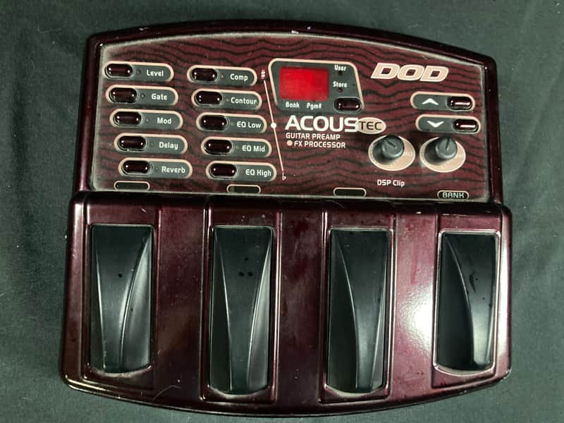 DOD AcousTEC  guitar preamp / multi-effects processor pedal image 1