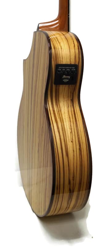 Ibanez AEW23ZW Exotic Wood Spruce/Zebrawood Acoustic-Electric