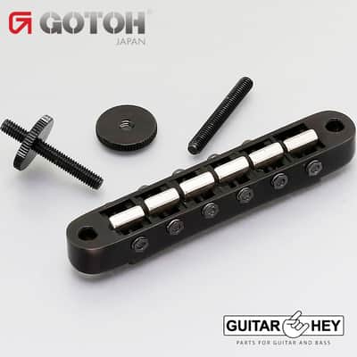 NEW Gotoh Ti103B Nashville Tune-o-matic Bridge M4 Post Titanium Saddles - BLACK