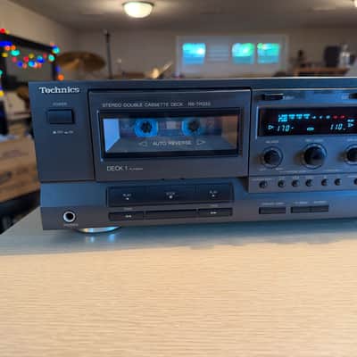 Technics Stereo Double Dual Cassette Deck model RS-TR333 Fresh Servicing Beauty! image 5