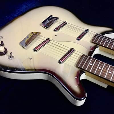 Danelectro 6/6 Gitarre/Bariton Blackburst image 1