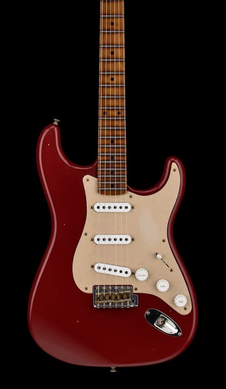 Fender Custom Shop Limited Edition 1954 Roasted Stratocaster Journeyman Relic - Cimarron Red #0482 image 1