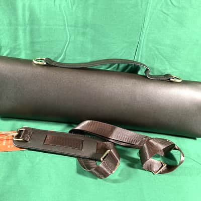 B Foot French Flute Case Cover-Gig Bag-Black Pleather-w/Handle and Strap-Classy! image 2