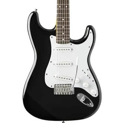 Oscar Schmidt OS-30 Double Cutaway 3/4 Size Electric Guitar, Black image 2