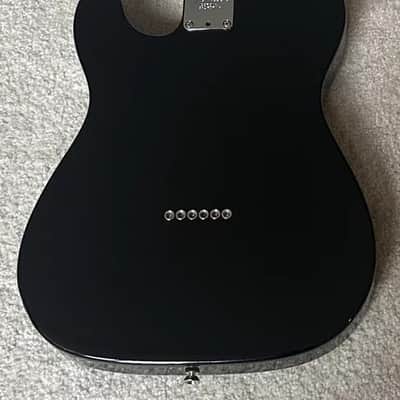 Fender American QMT Telecaster with Pale Moon Ebony Fretboard 2020 - Transparent Black image 3