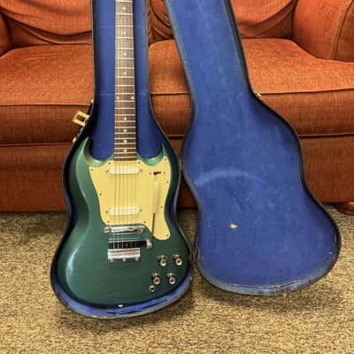 Gibson Melody Maker D SG w/ Vibrola 1966-70 Pelham Blue Gorgeous w/Original Case image 2