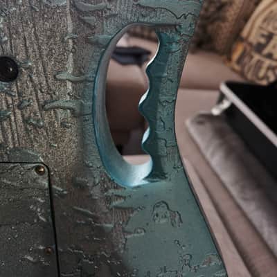 Ibanez JEM90HAM Steve Vai Signature 1998 - Blue-Green Metallic Texture image 18