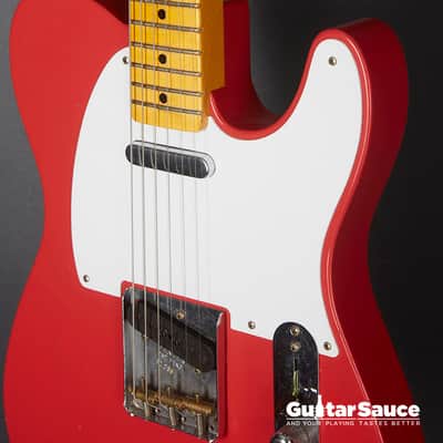 Fender Custom Shop Telecaster 52 Journeyman Modern Aged 2023 - Fiesta Red (Cod.1717UG) image 6