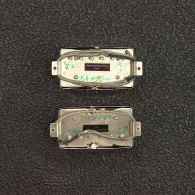 Pete A Flynn Pickups Duane Allman Gold Top, Cherry Burst Humbucker Pickup Set - Nickel image 2