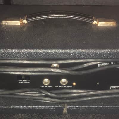 Listing Update: Kustom Kasino Concert Guitar/Bass Amplifier Head Black and Blue image 3