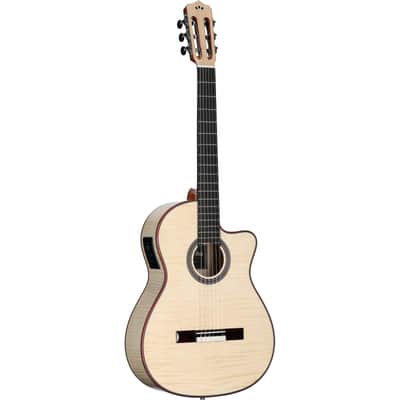 Cordoba Fusion 12 Classical Acoustic-Electric Guitar, White Sands image 6