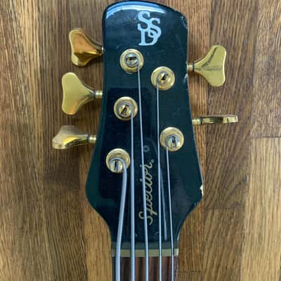 Spector NS 5CR Mid-1999 Black Transparent/Gold image 2