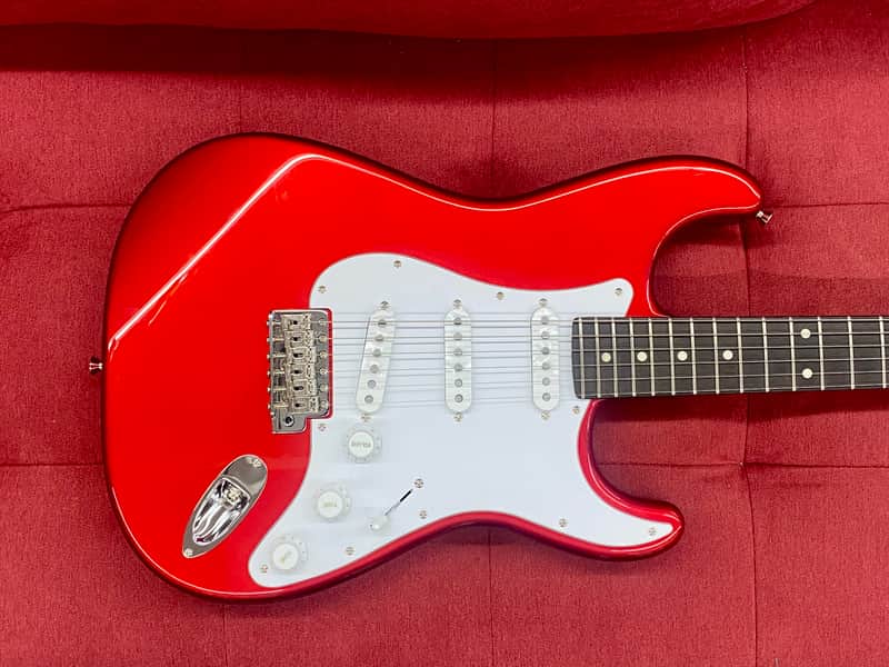 Tokai TOK-AST-101R-CAR SSS-style Guitar, Alder Body, Rosewood Fretboard - Candy Apple Red w/ Bag image 1