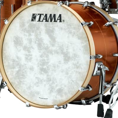 Tama TMB2016S-SAB STAR Maple Bass Drum 20" x 16" - Satin Antique Brown/Chrome HW/Drum Hoop: Matched image 4