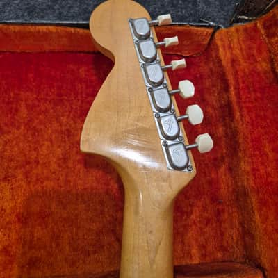 Fender Mustang Guitar with Rosewood Fretboard 1964 - 1969 - Dakota Red image 9
