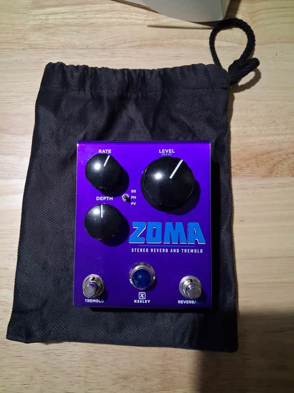 Keeley Zoma Stereo Reverb / Tremolo 2024 - Present - Custom Shop Plasmaetic Purple