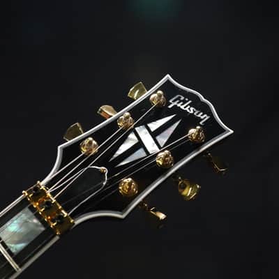 Gibson Custom Shop Les Paul Axcess Custom w/ Ebony Fingerboard Floyd Rose Gloss Ebony - LPXC7EBGF1E 308 image 4