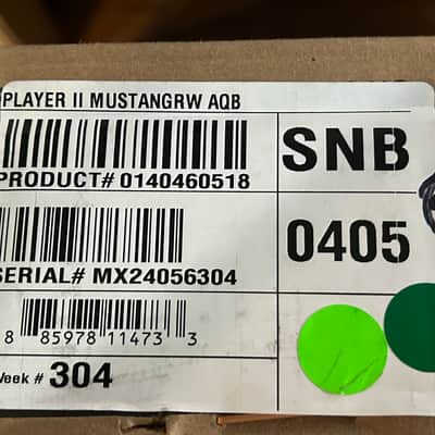 Fender Player II Mustang 2024 - RW Aquatone Blue /7lbs. 4.2oz. #MX24056304 image 13