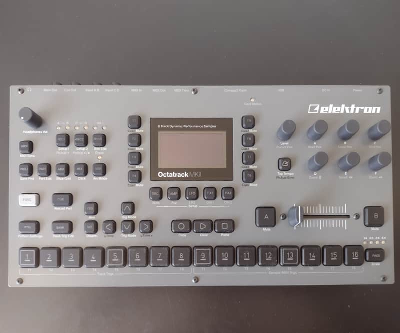 Elektron Octatrack MkII Dynamic 8-Track Performance Sampler 2017 - 2021 - Gray image 1