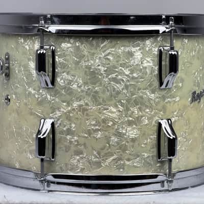 Rogers 22/13/16" 60's Fullerton-Era Holiday Drum Set - White Marine Pearl image 11