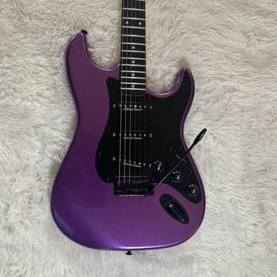 Metallic Purple Stratocaster - Custom Built - Black Hardware - Seymour Duncan Pickups - Blender Mod image 1