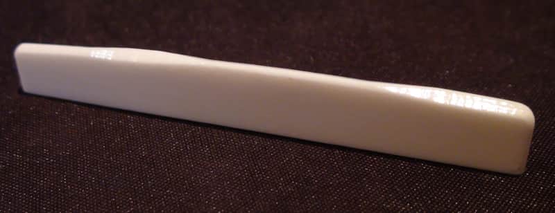 Polished Bone Saddle - Fits Many Martin Guitars image 1