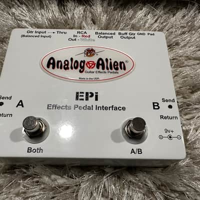 Analog Alien EPI Effects Pedal Interface 2021 - White image 1