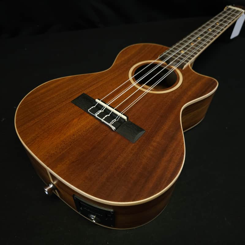 New Lanikai Acoustic Electric 6 String Tenor Ukulele ACST-6CET w/Gig Bag image 1