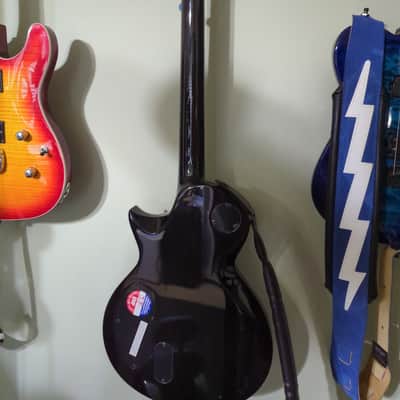 ESP LTD EC-1000 Piezo with Rosewood Fretboard 2017 - See Thru Black image 2