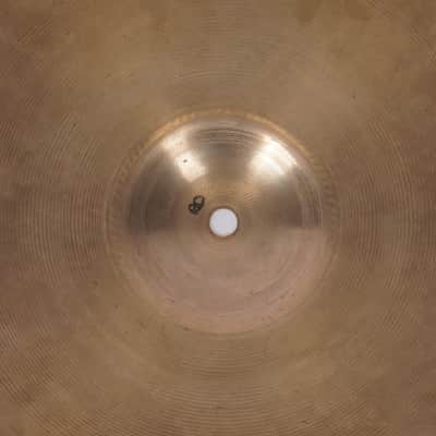 PAISTE | 602 Pre-Serial 1960s | Hi-Hat Cymbal Pair | 14"-14" image 11