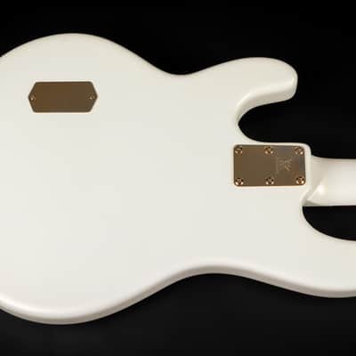 2012 Ernie Ball Music Man PDN Classic StingRay 4 - Gilded White | USA Limited Edition 1 / 200 Bass 4-String Matching Headstock & Neck Gold Hardware Active / Passive | OHSC image 11