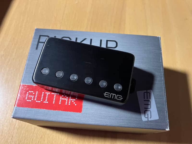 EMG 57-BRBC F-Spaced Active Bridge Humbucker - Brushed Black Chrome image 1