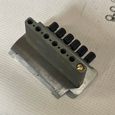 1980's Korean Ibanez RG250 Series Guitar Powerocker DX Power Rocker Black Factory Tremolo Bridge Set image 11