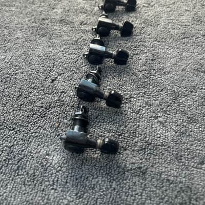 6 in line tuning pegs Tuning machines - Black image 1
