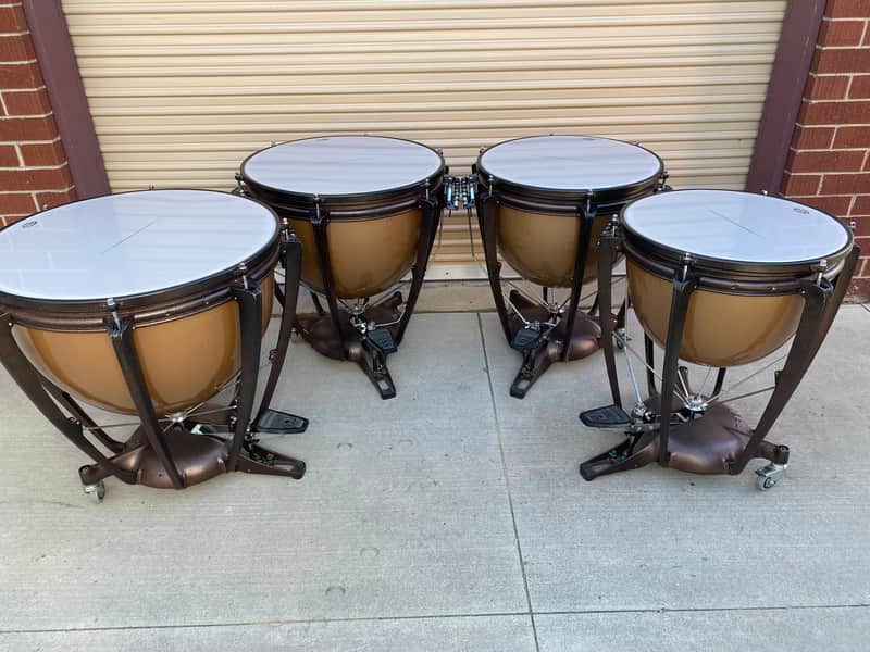 Premier Concert Model Timpani. Set of Four Fiberglass Bowls image 1