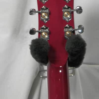 Vox Bobcat V90 Cherry Red Semi-Hollow Electric with case image 8