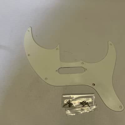 1989-91 Charvel Jackson Model Spectrum White Factory Guitar Pickguard 1 Ply image 1