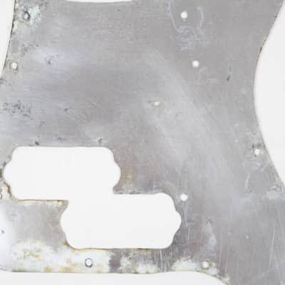 1966 Vintage Fender Precision Bass Pickguard Aluminum Shield PBass USA 1960s image 3