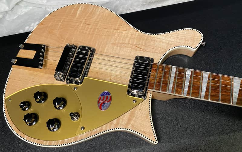 NEW ! Rickenbacker 660 Electric Guitar - Maple Glo - 7.4 lbs - Authorized Dealer - In-Stock! G07750 image 1