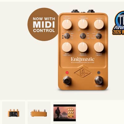 Universal Audio Enigmatic '82 Overdrive Special Amp 2024 - Present - Gold image 13