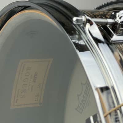Rogers 5x14" Luxor Cleveland-Era Snare Drum - Black Onyx #7517 image 17