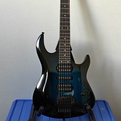 Kiesel Osiris O6X blueburst HSH USA headless carvin tremolo image 1