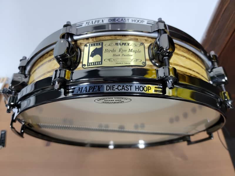 Mapex & Beyond Shimano Piccolo 14" x 3.5" in AAA Grade Birdseye Maple Finish image 1