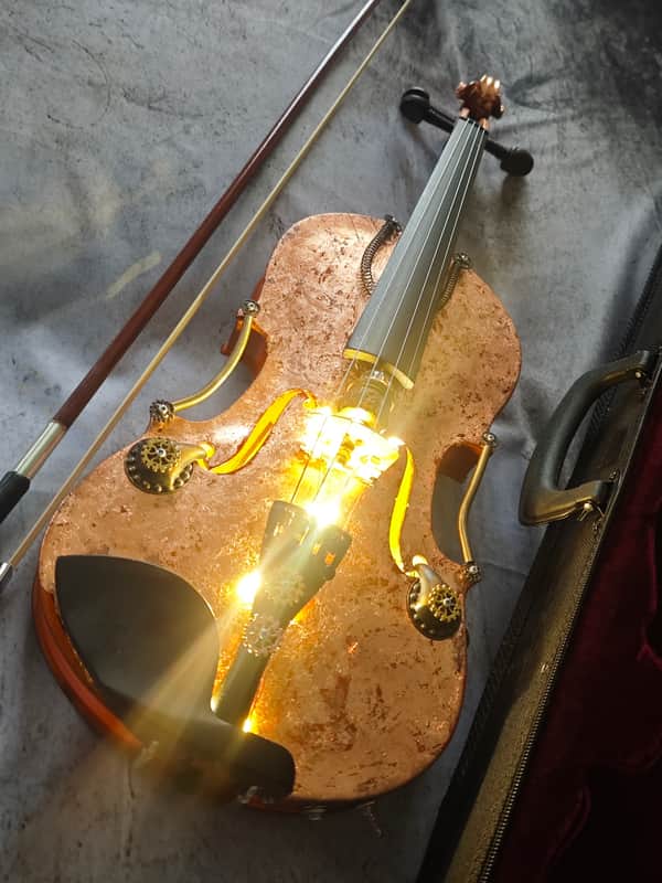 Steampunk Violin "The Duke of Diamonds" image 1