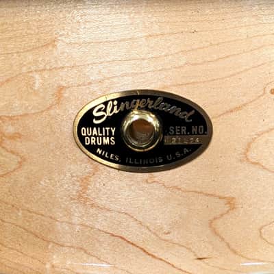 Slingerland Natural Gloss Maple Snare image 4