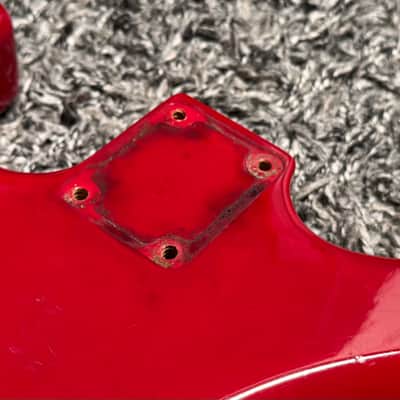 1986 MIJ Charvel Jackson Model 4 Ferrari Red Guitar Body JE-1200 Loaded Bild 13