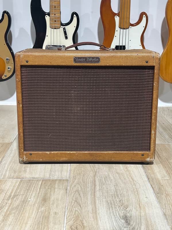 Fender Vibrolux Amp 1959 a very cool & vibey Tweed Vibrolux serviced & ready to enjoy. image 1