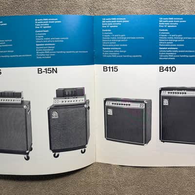1972 Martin 1973 Ampeg 1976 Music Man & 1978 DiMarzio Catalogs (Lot Of 4) image 3