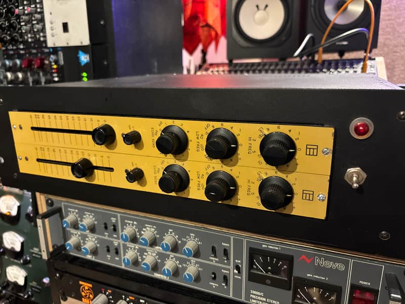 Pair of modified 70’s Electrodyne 710L preamps with EQ’s in near mint condition with PSU and vintage output transformers! image 1