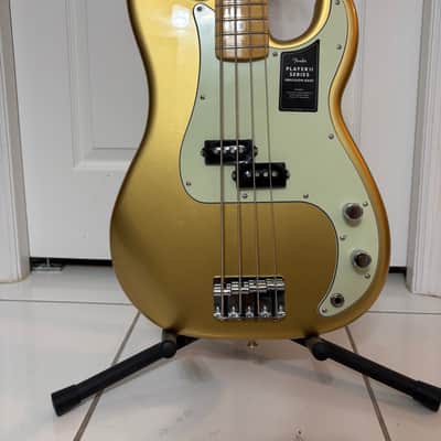 Fender 75th Anniversary Player II Precision Bass 2026 - Aztec Gold image 2